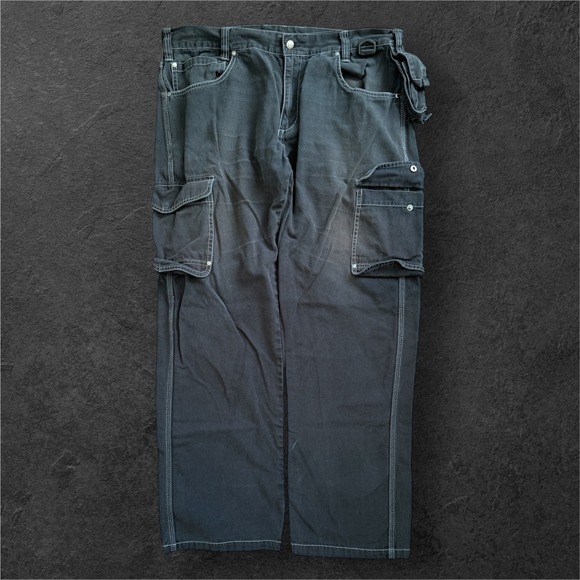 WURTH Other - WURTH Cargo Pants Mens 36x31 Dark Gray Black Work Utility Cotton Pockets